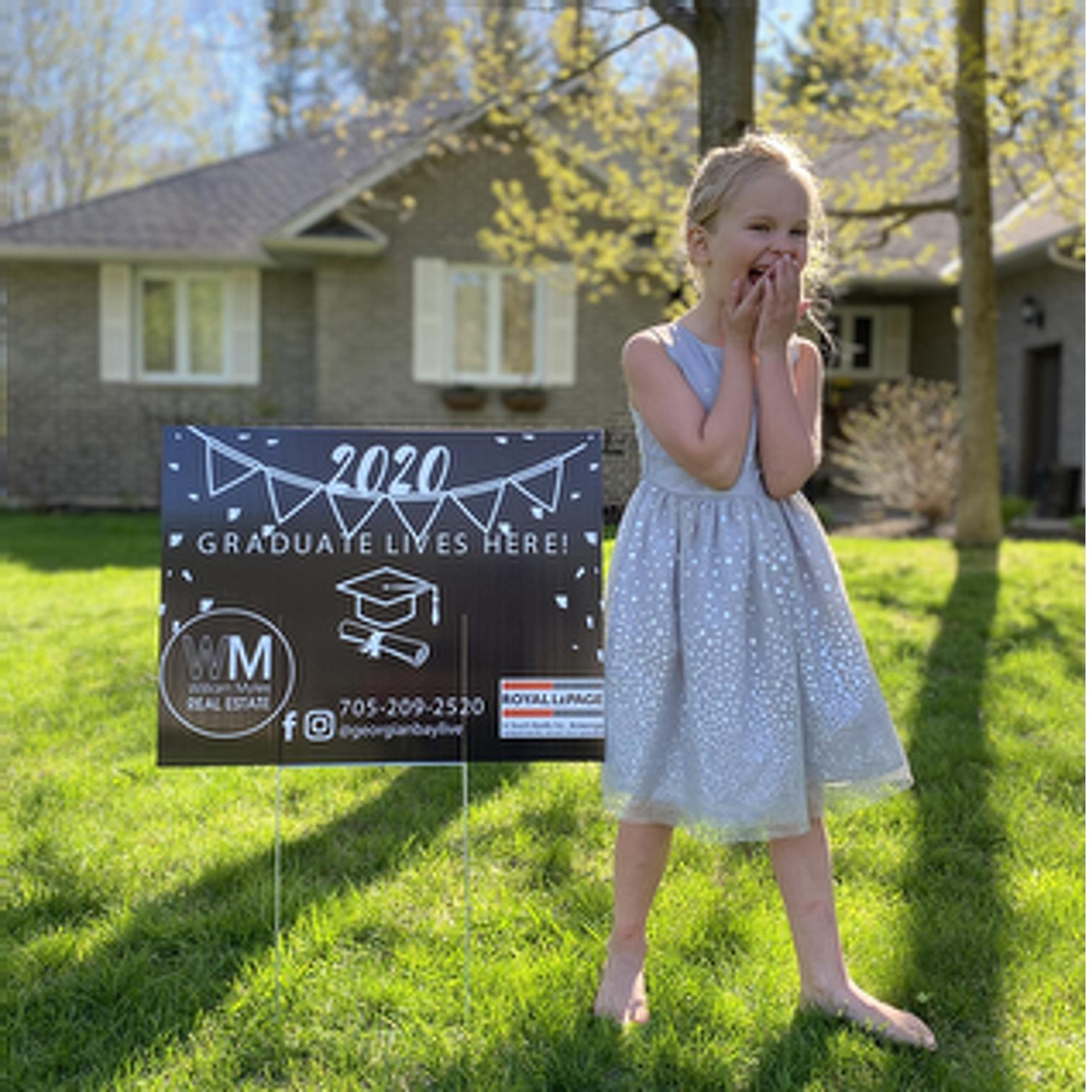 Graduation sign
